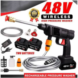 Wireless High Pressure Car Washer 48V Double Battery