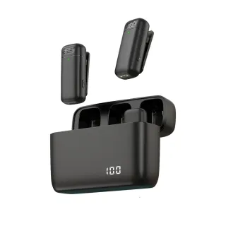 K6 Professional Wireless Microphone Live Streaming Mobile Phone Recording Lapel Clip Microphone