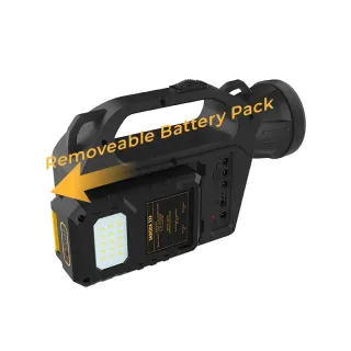 Sp10-20 Saroda 3.7v power station with solar panel and 3 bulbs Rechargeable LED