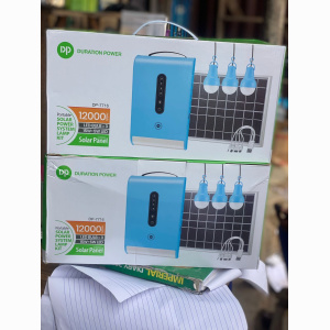 Multifunctional Solar Kit 3bulbs With Bluetooth Speaker-12000mAh