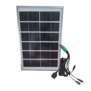2000mah solar panel with multiple charging port