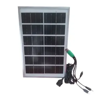 2000mah solar panel with multiple charging port