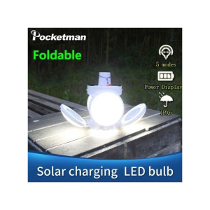 Solar LED Charging Foldable Emergency Lighting Camping Lamp