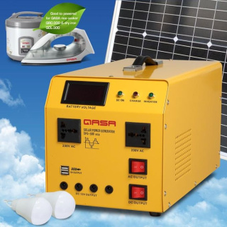 Qasa Solar Power Generator with Solar Panel
