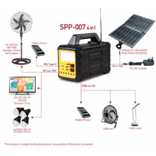 Qasa Solar Power Portable 4-in-1 Station